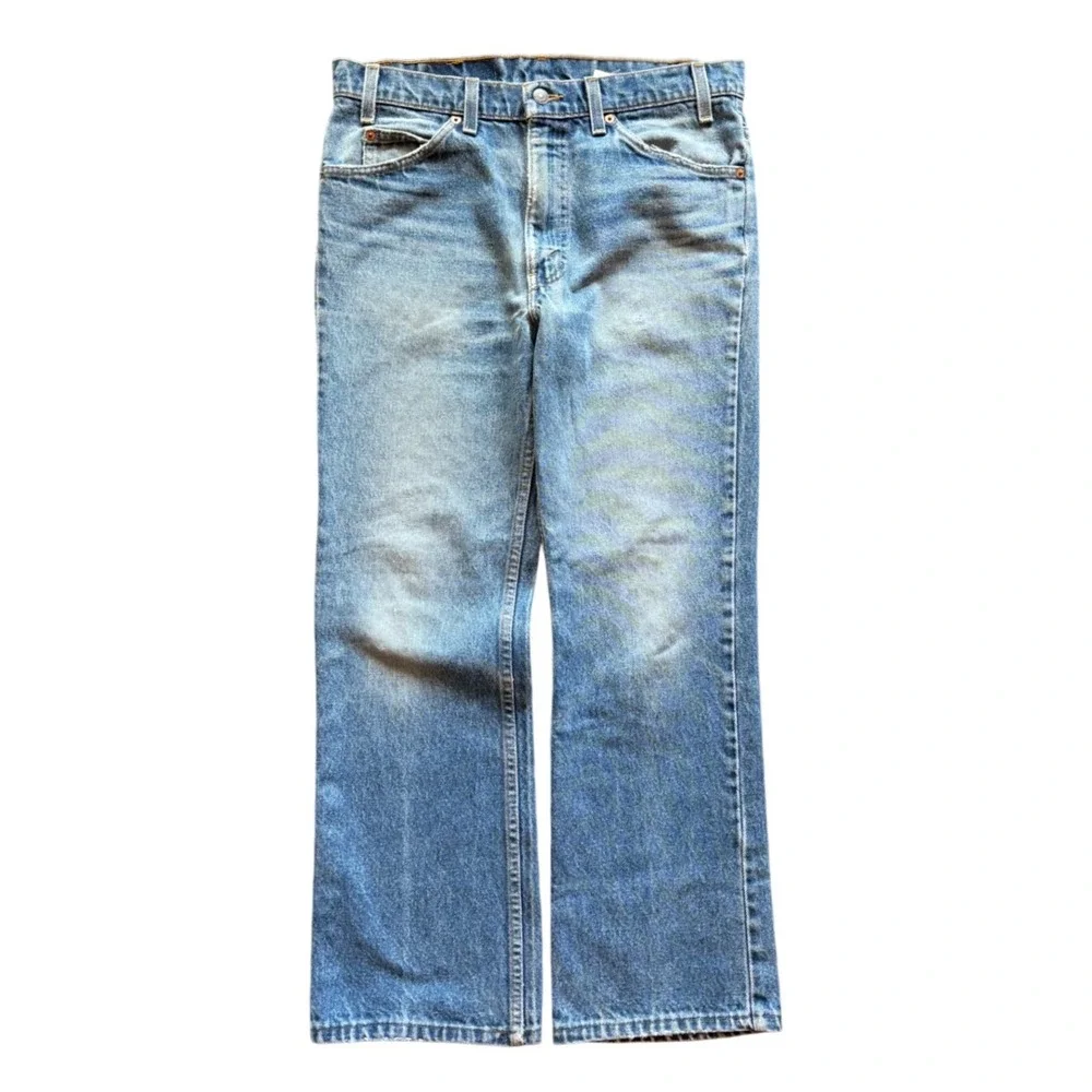 Vintage 90's Orange Tab Levi's 517 Bootcut Denim Jeans